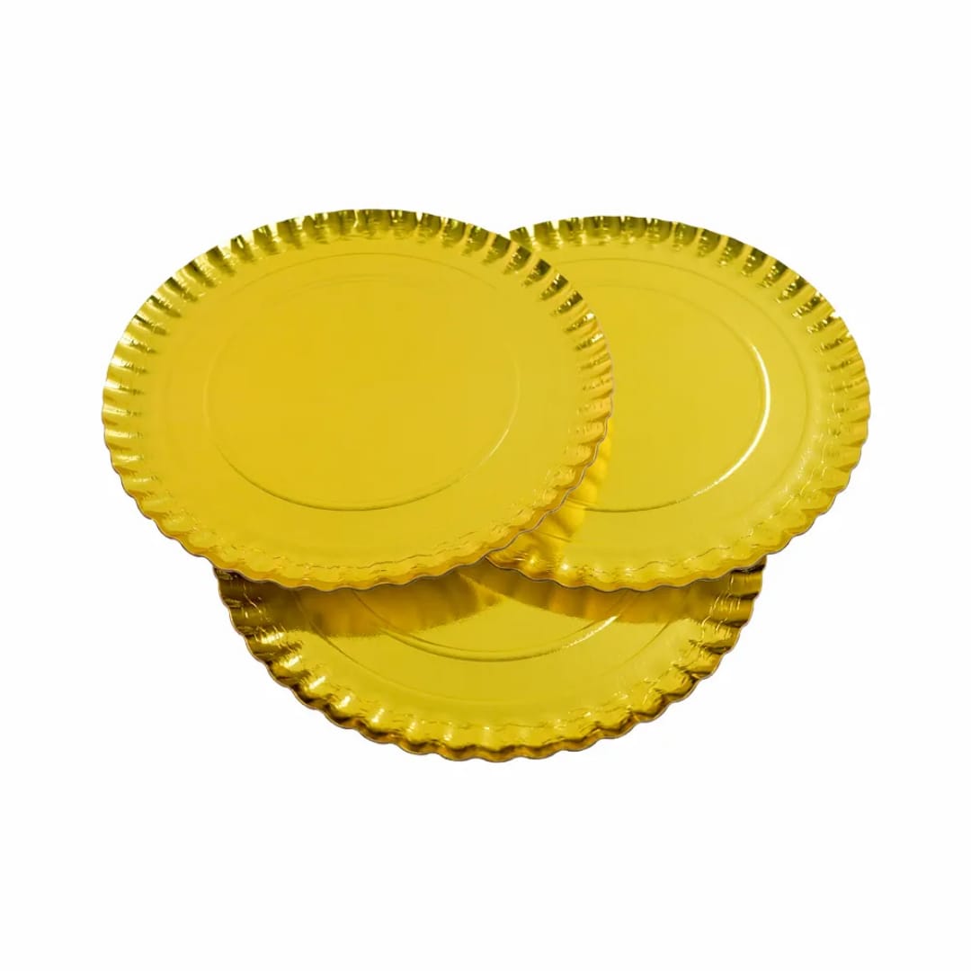 Base Para Bolo Com Calda Dourada_1