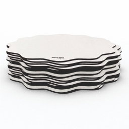 Base Cake Board Lisa Dentada Branca