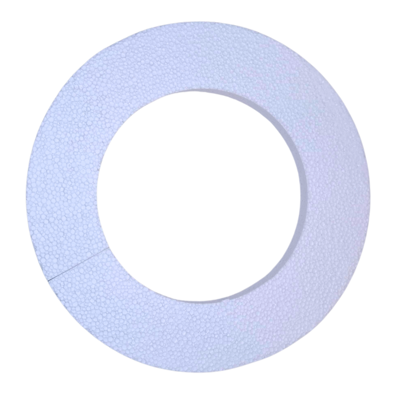 Corona de unicel plana 33cm de diametro_1