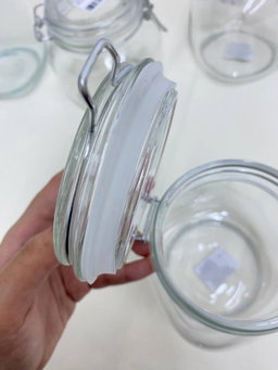 KORKEN GLASS JAR SQUARE