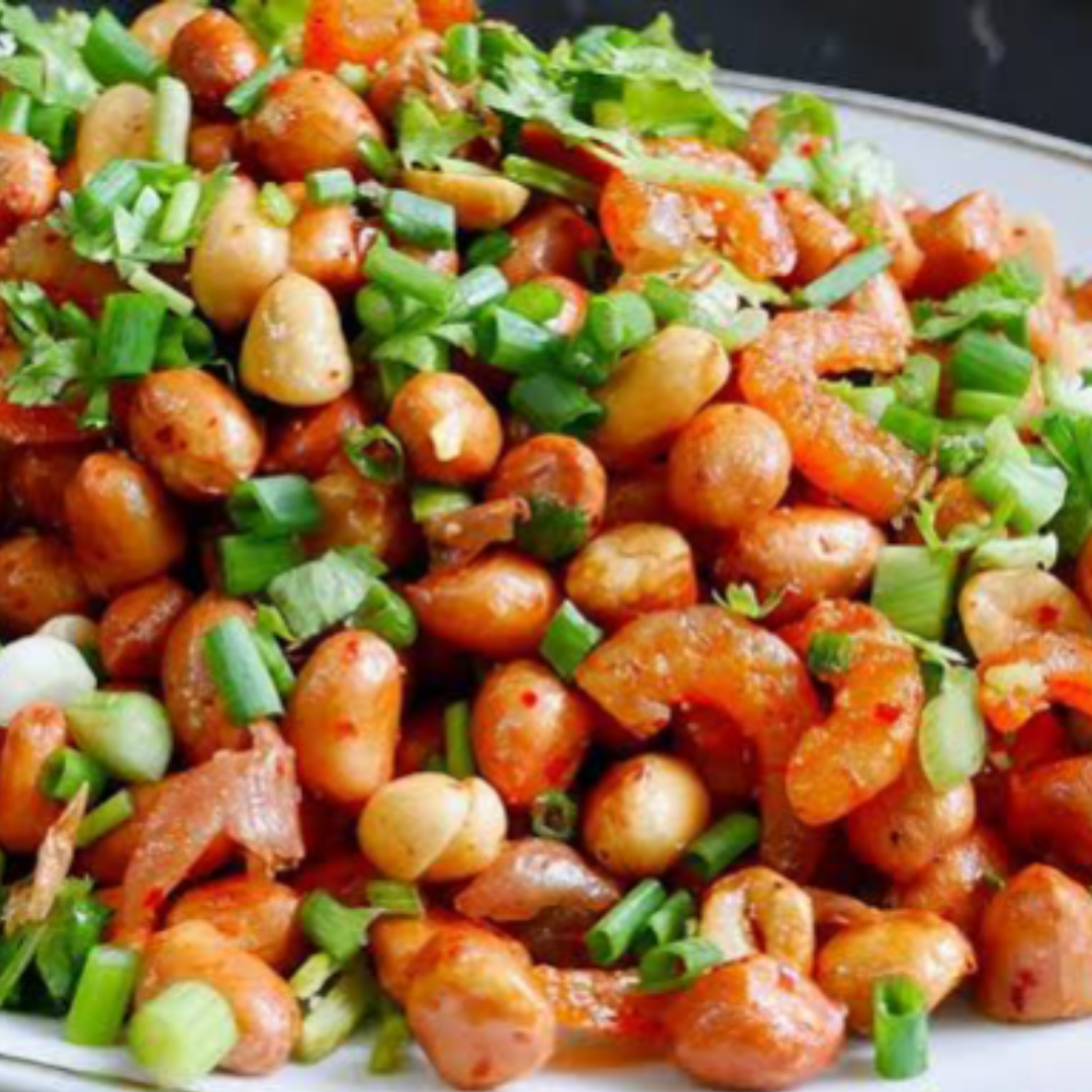 Spicy Peanut Salad | ยำถั่วทรงเครื่อง