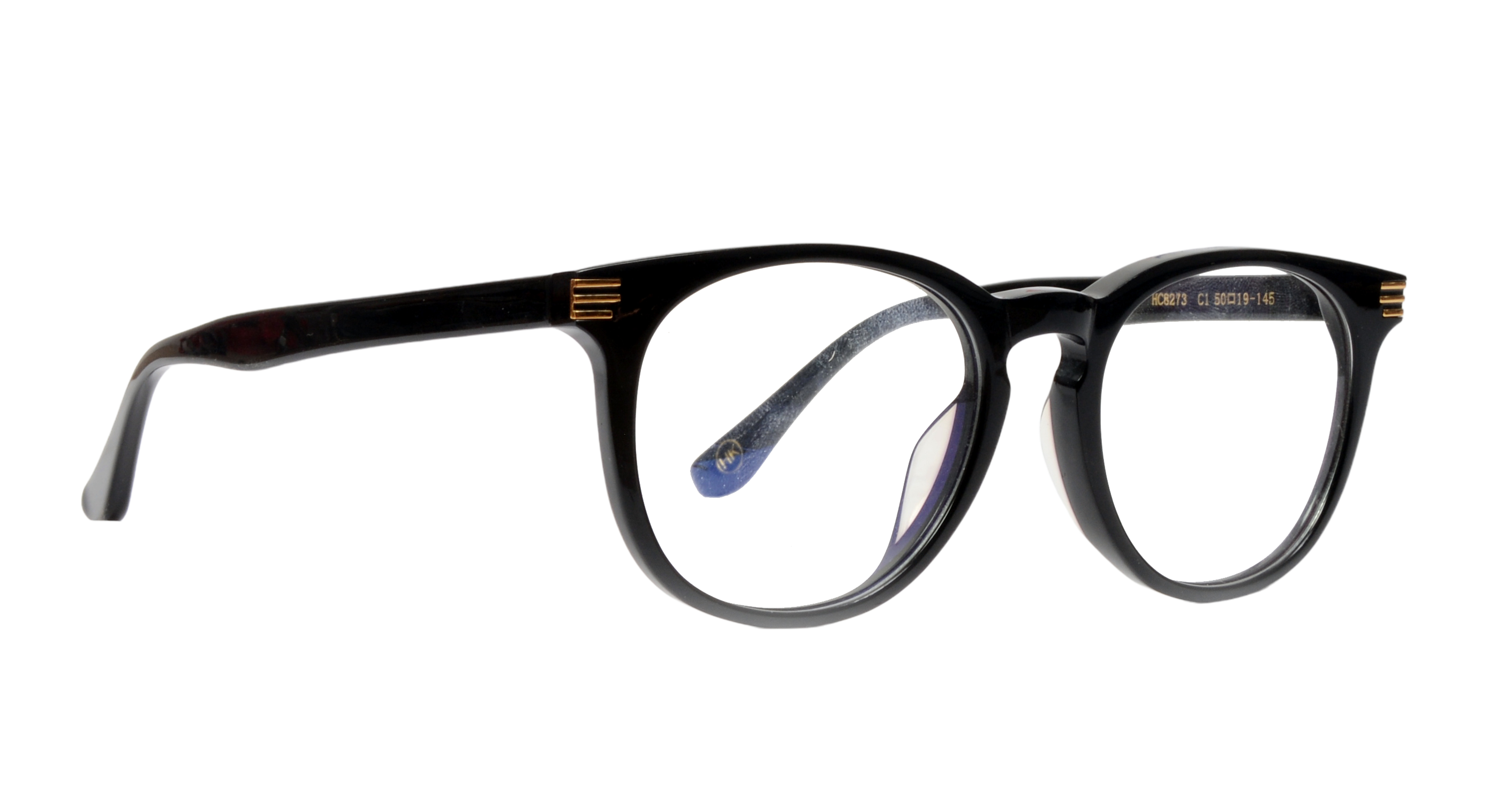 HACHILL |HC8273 |Full Rim |Acetate |BLACK-Acetate |50-19-145