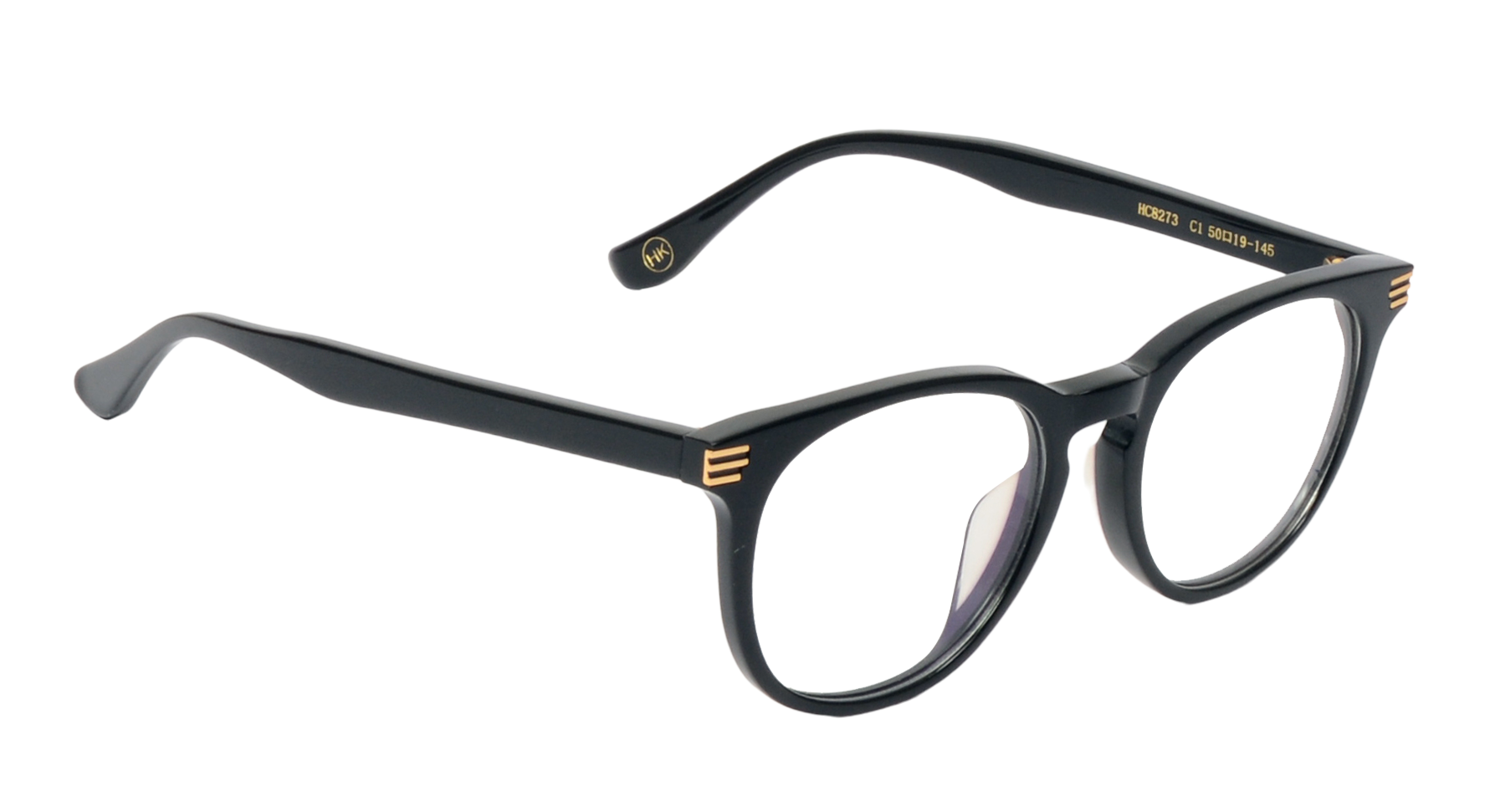 HACHILL |HC8273 |Full Rim |Acetate |BLACK-Acetate |50-19-145_1