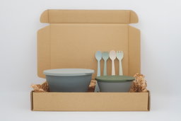 First Meal Gift Set - Minty Blue