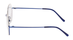 LOCAO |AGATHA |Half Rim |Metal |BLUE-Metal |53-17-140