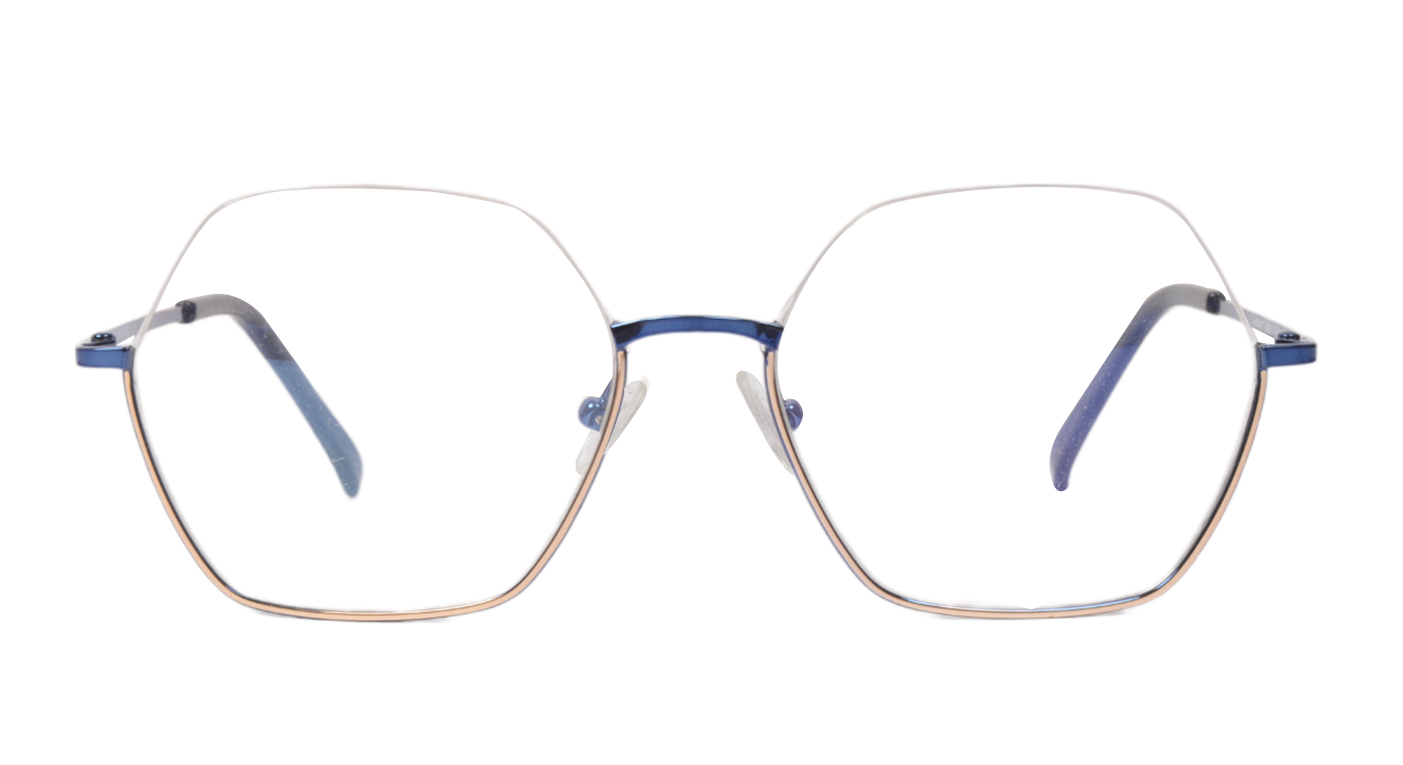 LOCAO |AGATHA |Half Rim |Metal |BLUE-Metal |53-17-140_1