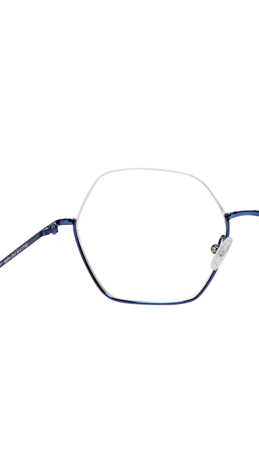 LOCAO |AGATHA |Half Rim |Metal |BLUE-Metal |53-17-140_5