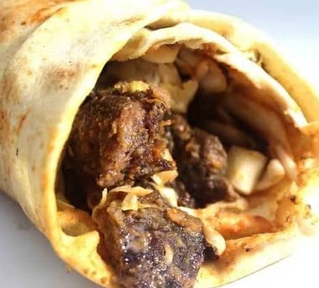 Beef Single Shawarma with 1 Sausage (King Size)_0