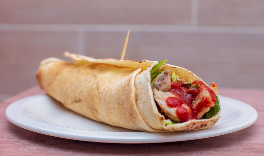Special Single- Chicken & Beef Shawarma with 1Sausage (King Size)