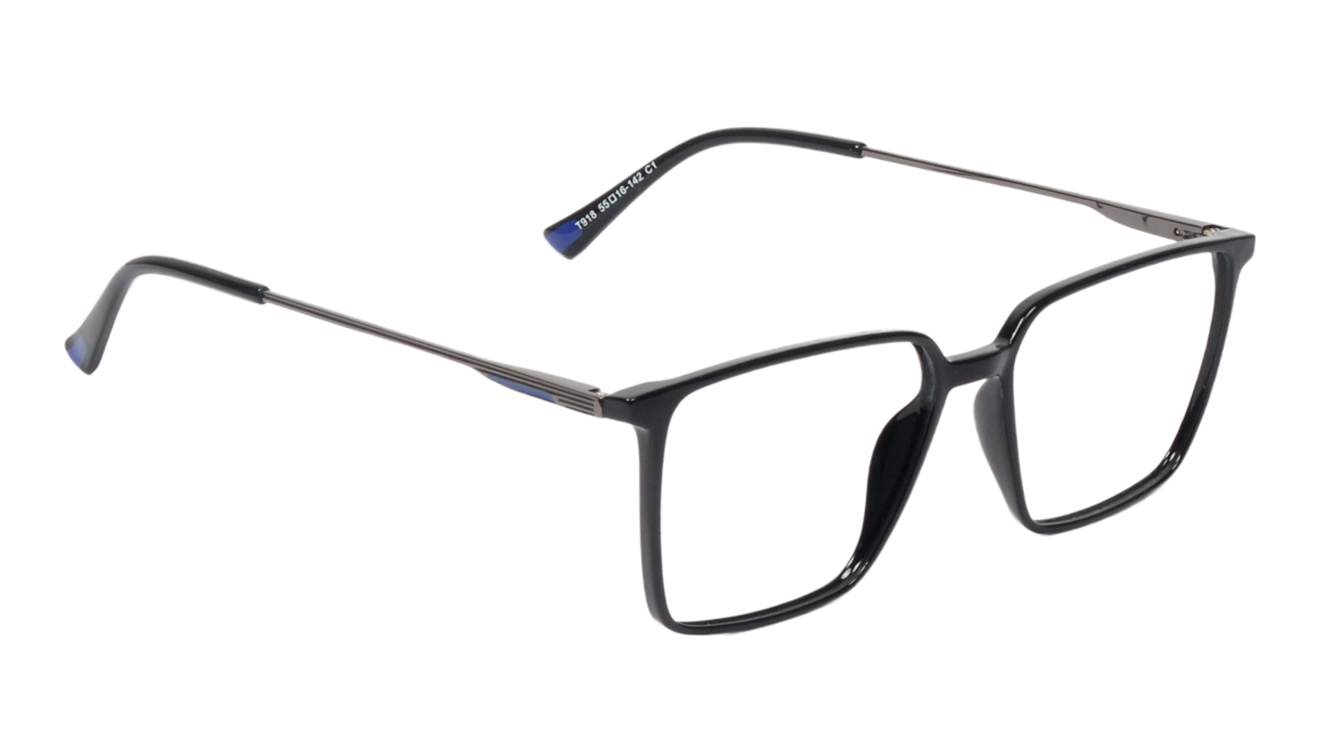 T918 |Full Rim |Fibre |BLACK-Fibre |55-16-142