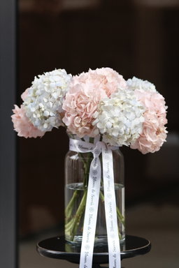 Hydrangeas In A Vase 
