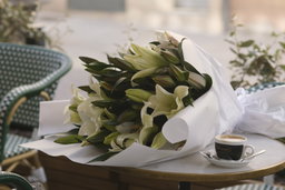 White Liliums Bouquet