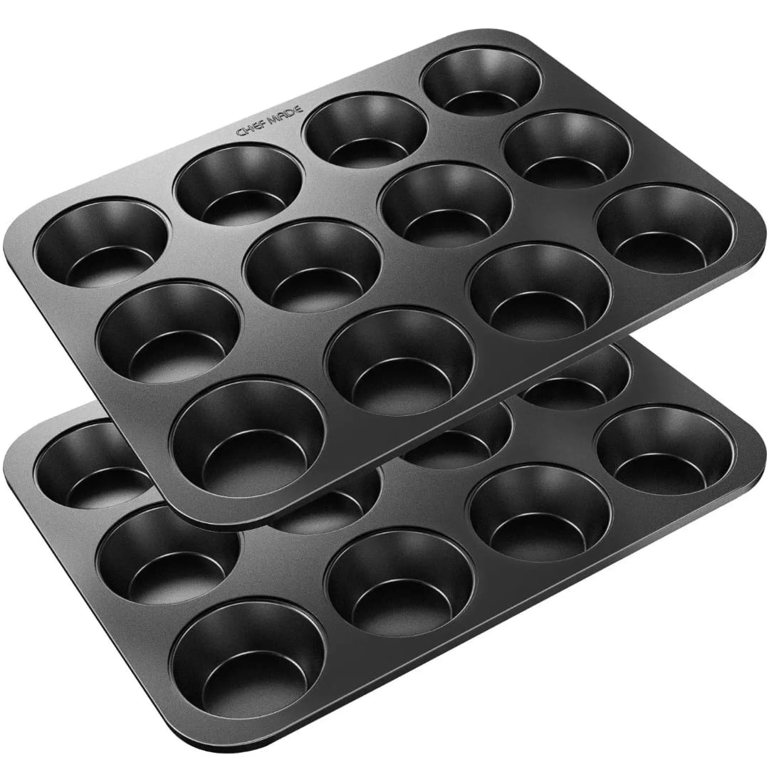 Formas para Cup Cake 12un Aço Carbono