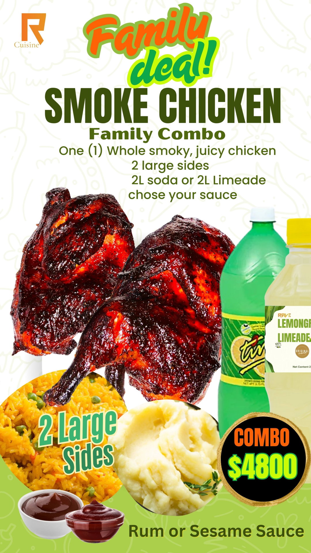 Smoked Chicken Family Deal