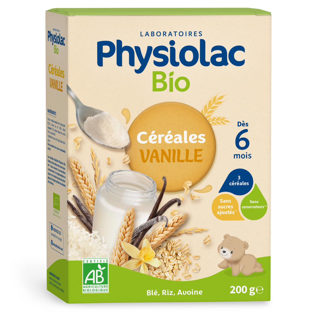 Physiolac Bio Céréales Vanille