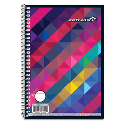 Mini libreta estrella, 100hj. Raya