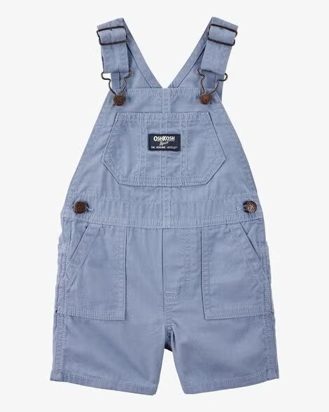 Blue Woven Shortalls (3mths to 5T)_0
