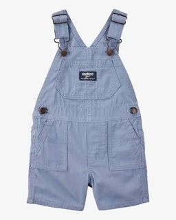 Blue Woven Shortalls (3mths to 5T)