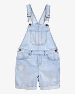 Kid Iconic Denim Shortalls 
