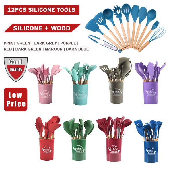 12PCS SILICONE TOOLS