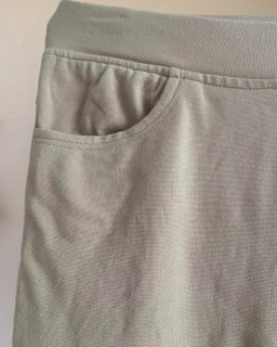 Ruched Hem Cropped Pants