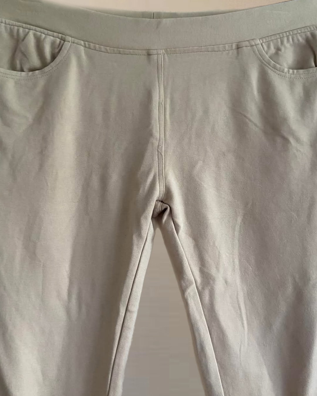 Ruched Hem Cropped Pants_3