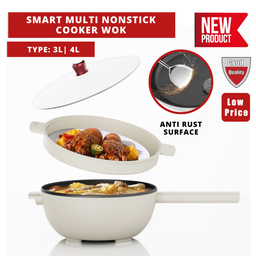 SMART MULTI NONSTICK COOKER WOK