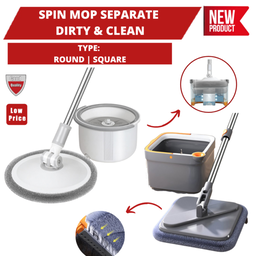 SPIN MOP SEPARATE DIRTY & CLEAN