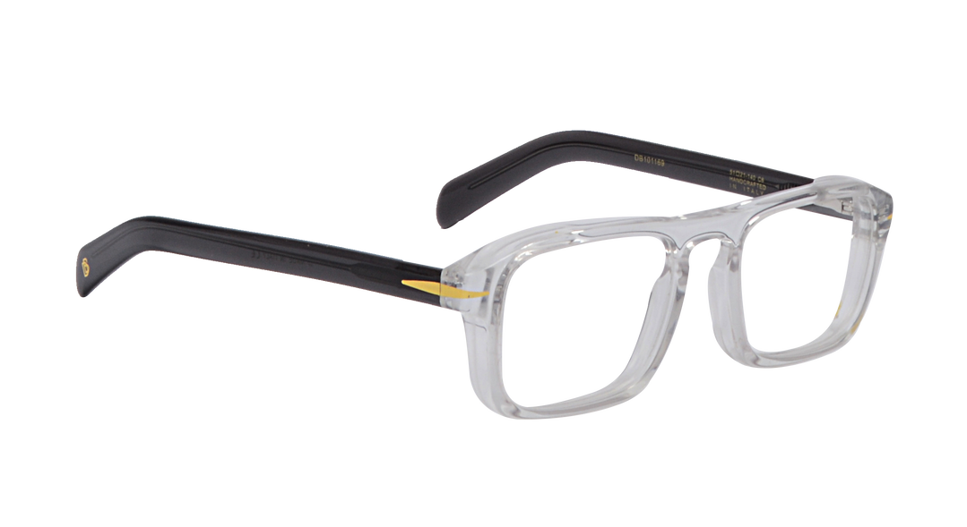 DB101169 |Full Rim |Acetate |TRANSPARENT-Acetate |51-21-140 |Elite