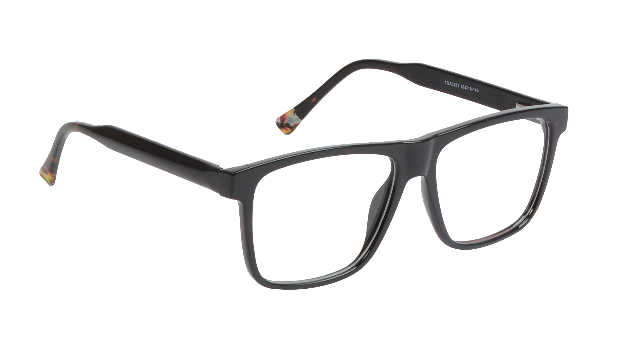 TGA02 |281 |Full Rim |Fibre |BLACK-Fibre |53-16-140