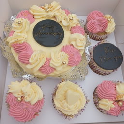 Bento Cake + 5 Cupcakes