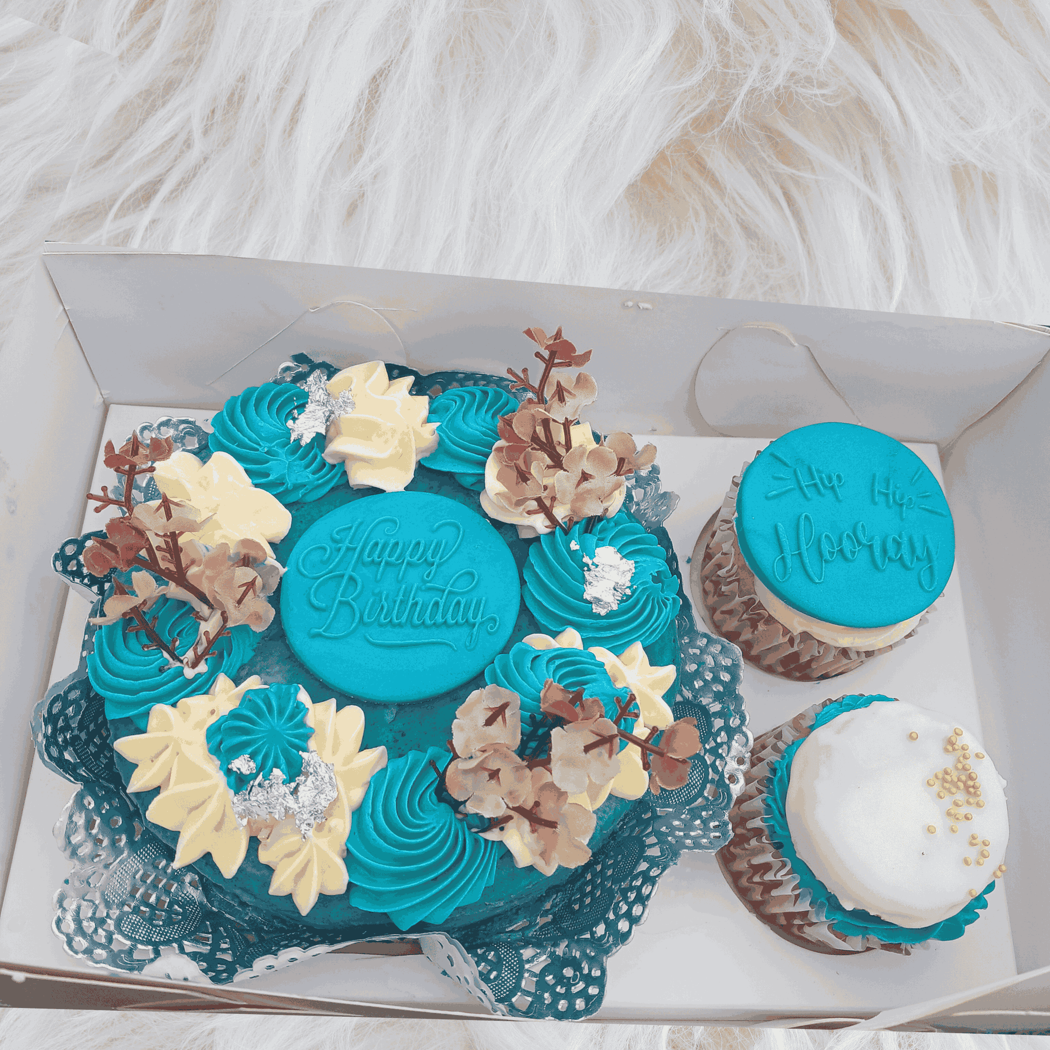 Bento Cake + 2 Cupcakes_0
