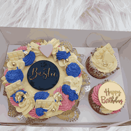 Bento Cake + 2 Cupcakes