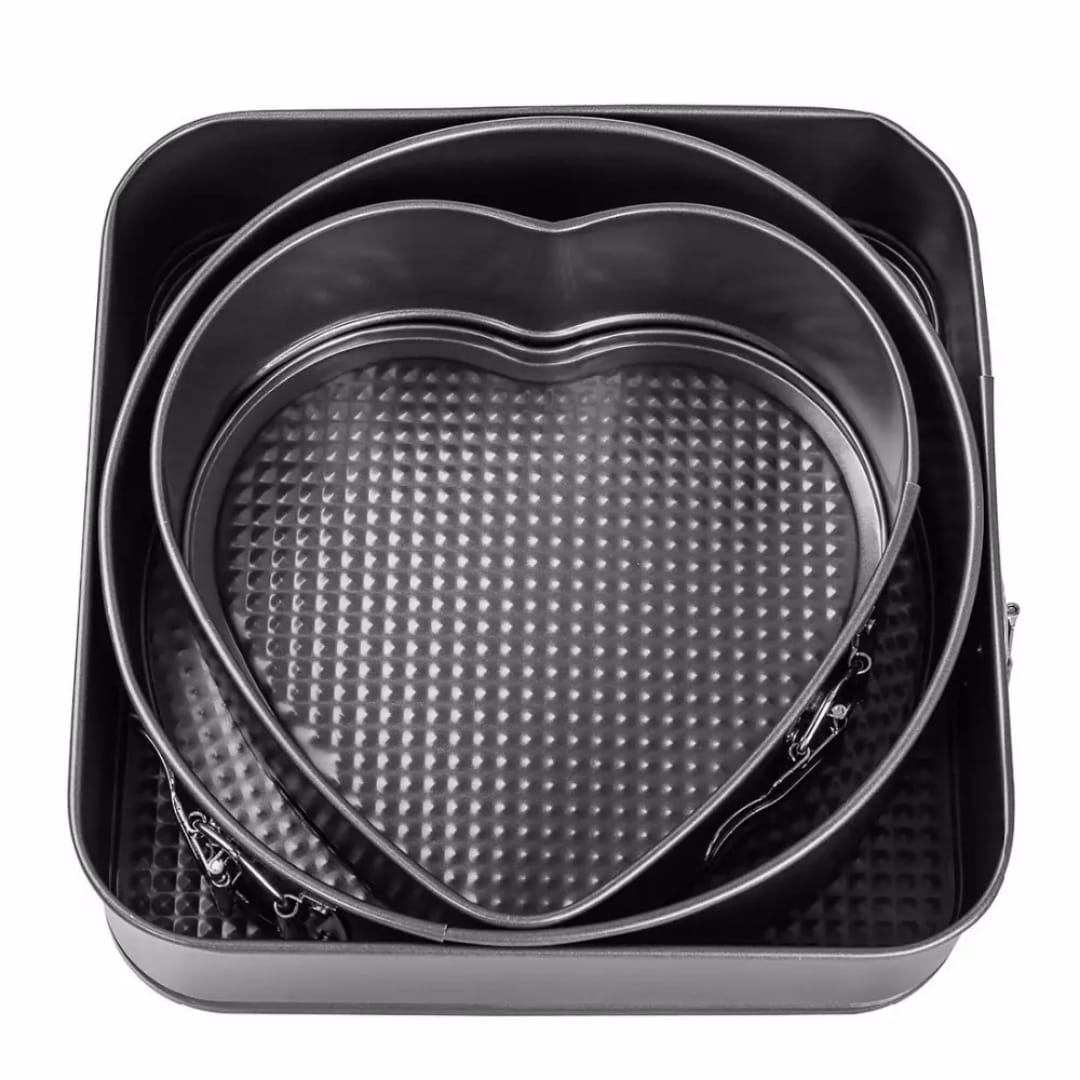 Forma de Aço Carbono para  Bolo 3pcs_0