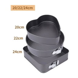 Forma de Aço Carbono para  Bolo 3pcs