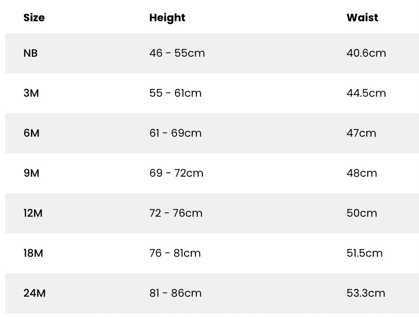 Size Guide - Babies (Bottoms)_0
