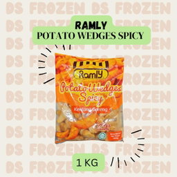 RAMLY POTATOES WEDGES SPICY ( 1 KG )