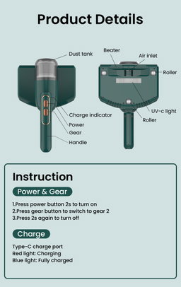 DUST MITE PORTABLE VACUUM