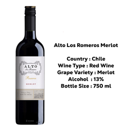 2023 Alto Los Romeros Merlot