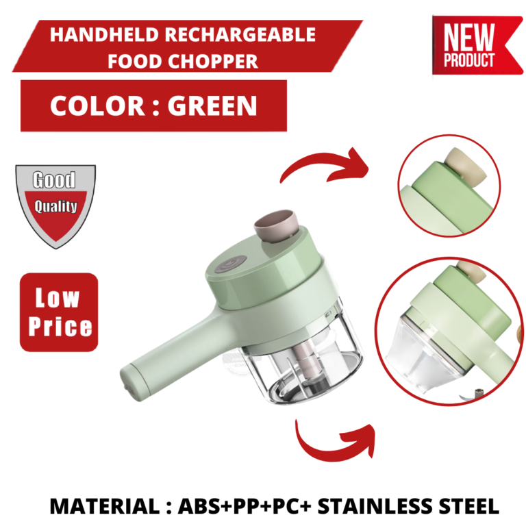 HANDHELD RECHARGEABLE FOOD CHOPPER