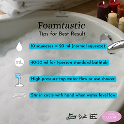 Foamtastic Bubble Bath 250ml - Bright Zen Zest