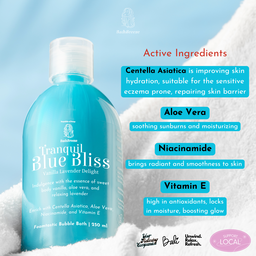 Foamtastic Bubble Bath 250ml - Tranquil Blue Bliss