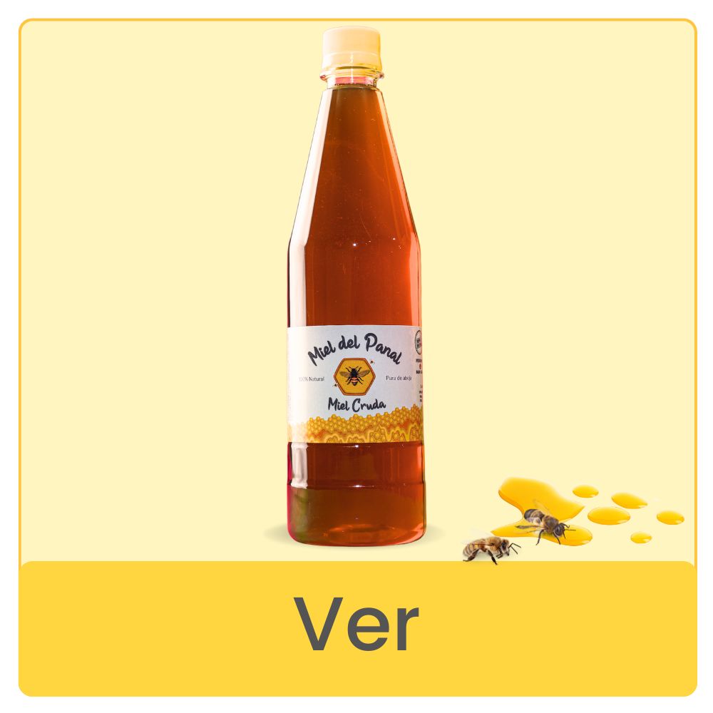 Miel Cruda Multifloral (botella 1000g)