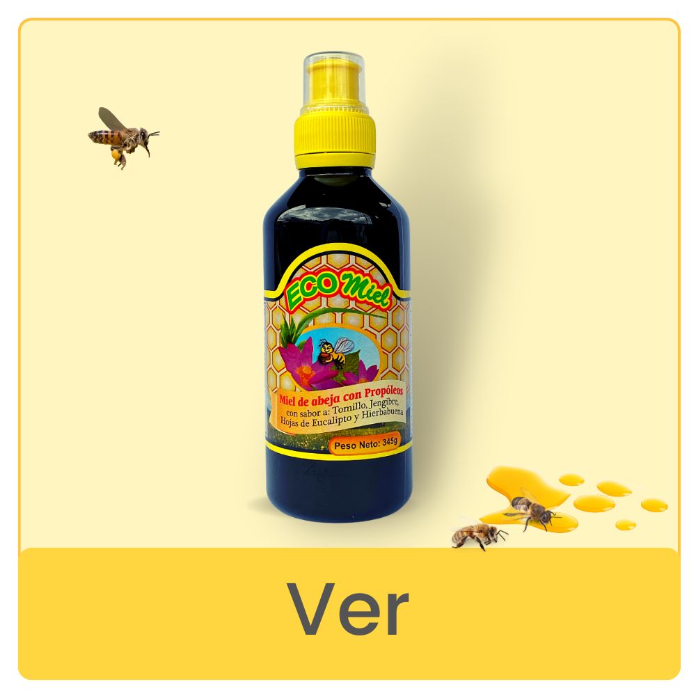 Miel con Propóleo, Eucalipto, Jengibre, Tomillo, Hierbabuena._0