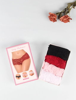  Floral Lace Panty 4in1 Box 