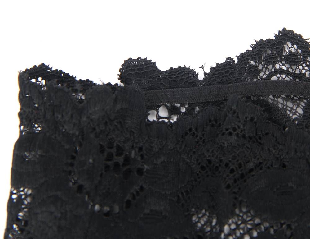 Black  Floral Lace Panty_5