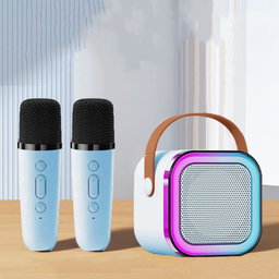 K12 KARAOKE SPEAKER TWO MICROPHONE