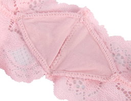 Pink Floral Lace Panty 