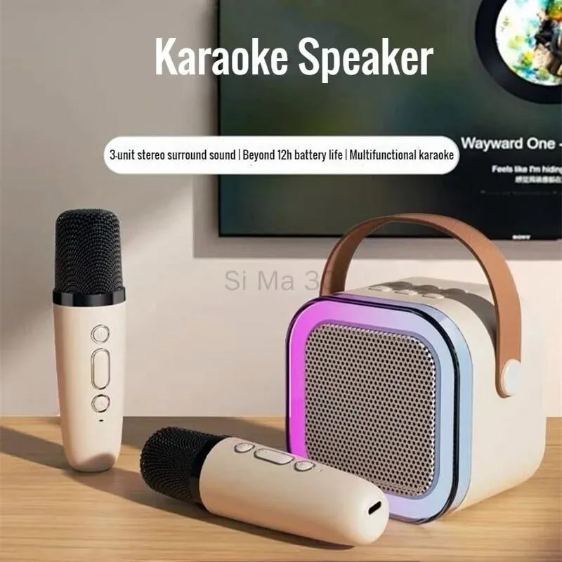 K12 KARAOKE SPEAKER TWO MICROPHONE_1