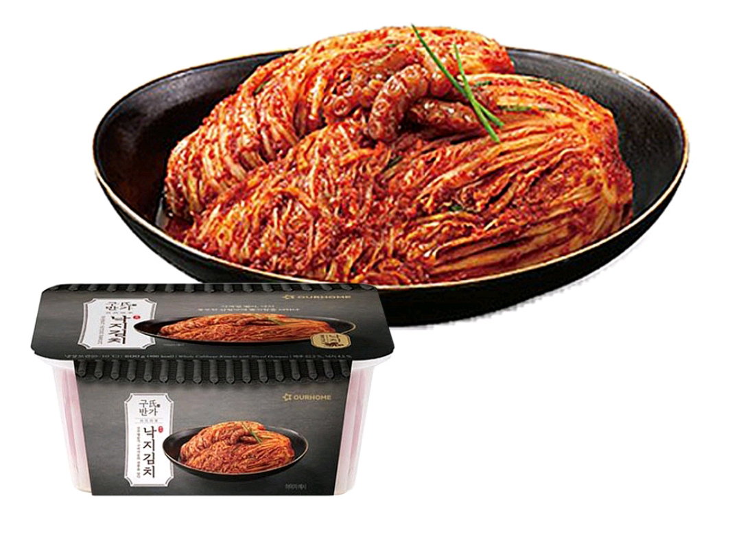 ๊ตฌ์จ๋ฐ๊ฐ ๋์ง๊น์น 800g Gussi Banga Octopus Kimchi 800g